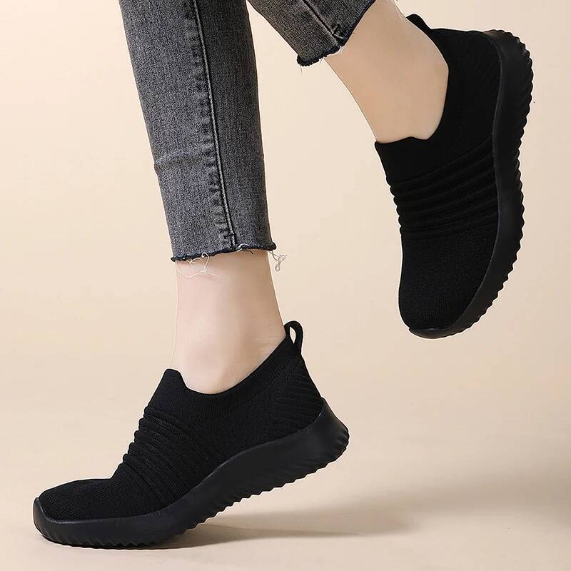 ddmyoutdoor Women S Shoes Lightweight Platform Sneaker Soft Sole Mesh Breathable Walking Comfortable Casual Single Shoe Large Size Outdoor Outdoor Sho