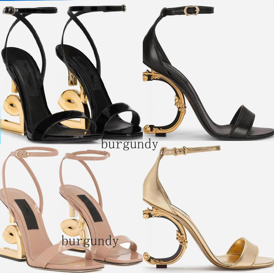 Sandals Women High Heels Slides Womens Luxurys designers shoes Genuine Leather Pumps Lady Slipper Wedding Bottoms with box dust bag