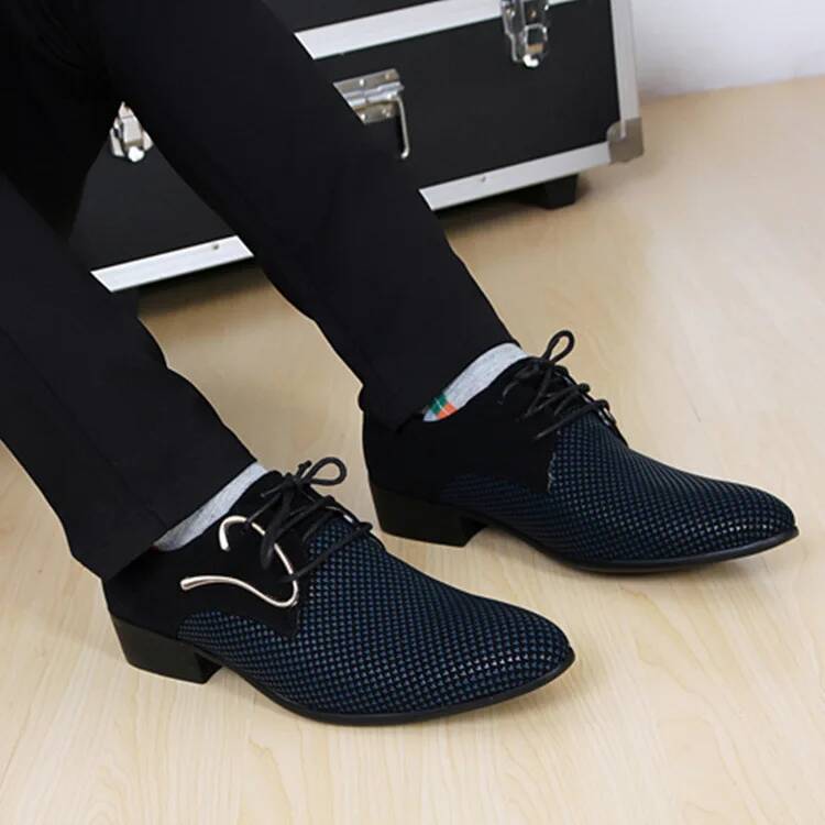 Ddmyoutdoor Big Size Fashion Mens Brogue Wedding Business Dress Nightclubs Oxfords Breathable Working Lace Up Shoes New Outdoor