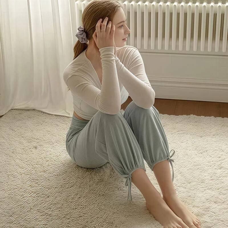 Summer Women Yoga Solid Color Loose Cuffed High Waist Straight-leg Sport Running Workout Breathable Slimming Pants