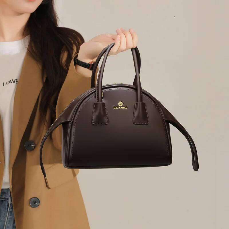Women's Shoulder Bag Genuine Leather Crossbody Handbag Designer Tote Messenger Purse Elegant Ladies Classic