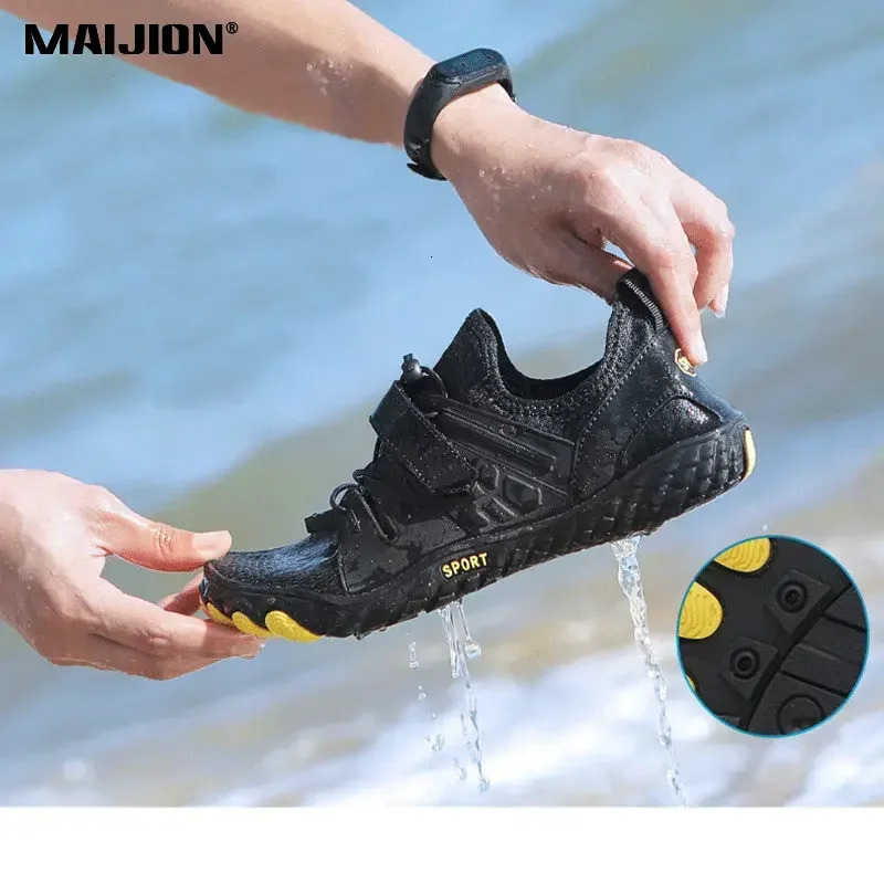 Quick-Dry Breathable Surfing Aqua Shoe Beach Seaside Trekking Wading Shoe For Men Women Antiskid Barefoot Upstream Water Shoe 250605