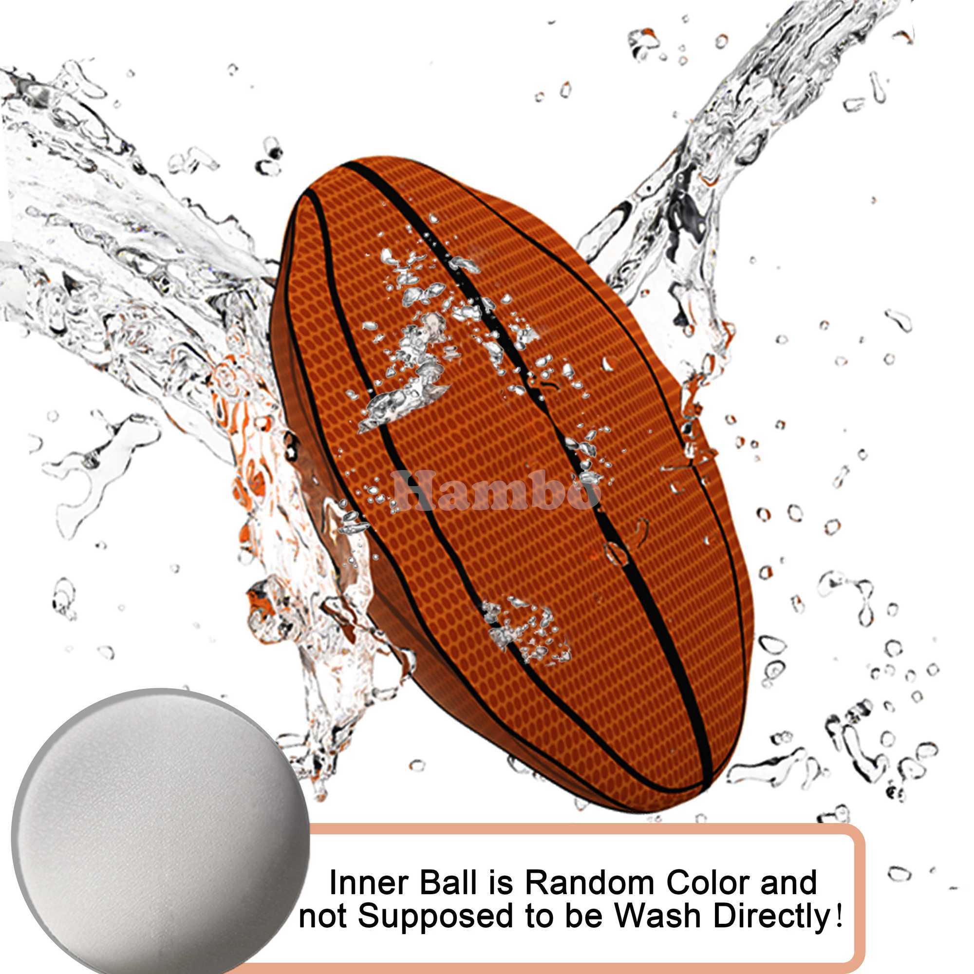 Fabric Cover Silent Basketball Number 7#/5#/3# Durable Airless Foam Basketballs Dribble Quiet Indoor Basketball Hoop Sports Articles XJ250606