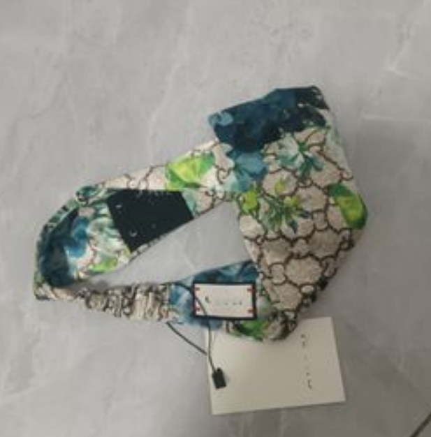 Fashion Designer Silk Cross HeadbandG Women Girl Elastic Hair bands luxury Retro Turban Headwraps Gifts Flowers