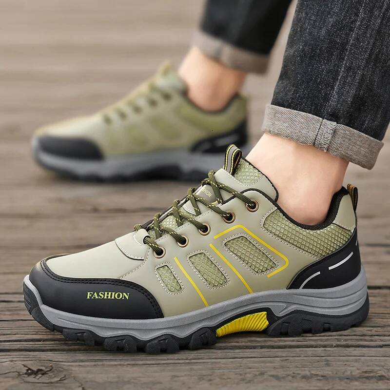 Ddmyoutdoor Men S Outdoor Mountaineering Mesh Thick Bottom Non Slip Sneaker Strap Wear Resistant Work Breathable Casual Shoes Zapatillas Outdoor Shoes