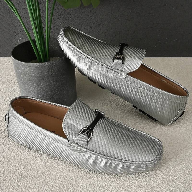 Ddmyoutdoor MAEDEF Men S Shoes New Fashion Loafers Slip On Casual Comfortable Flats Breathable Outdoor Anti Slip High Quality Soft Footwear Outdoor Sh