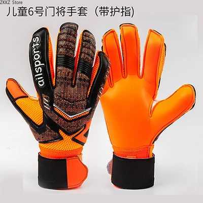 4MM Latex Goalkeeper Gloves Finger Protection Thickened Soccer Goalie Gloves Professional Football Goalkeeper Gloves XJ250606