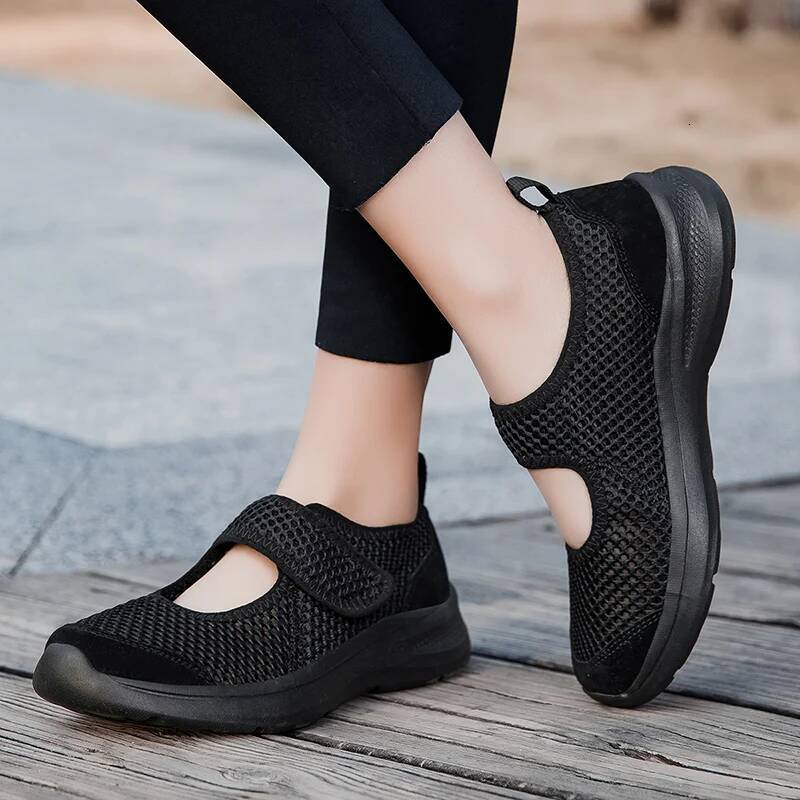 Ddmyoutdoor Ddmyoutdoor Fashion Women Platform Lightweight Lazy Loafers Summer Breathable Outdoor Fiess Walking Casual Mesh Sports Shoes Outdoor Shoes