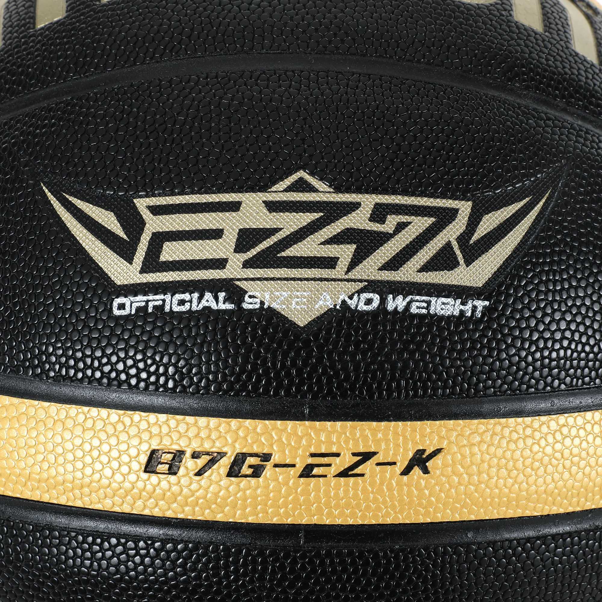 Molten Size 5 6 7 Basketball EZ-K Black Gold PU Outdoor Indoor Balls for Women Youth Men Match Training Basketballs XJ250606