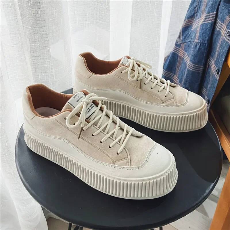 Ddmyoutdoor Casual For Running Sneaker Student Fashion Board Leather Comfortable Platform Shoe Men Tenis Masculino Outdoor Shoes