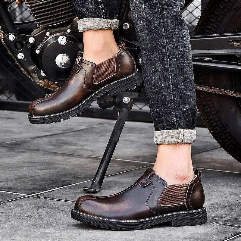 Ddmyoutdoor New Arrival Retro Bullock Design Classic Business Formal Pointed Toe Leather Shoes Men Oxford Dress Shoes New Outdoor
