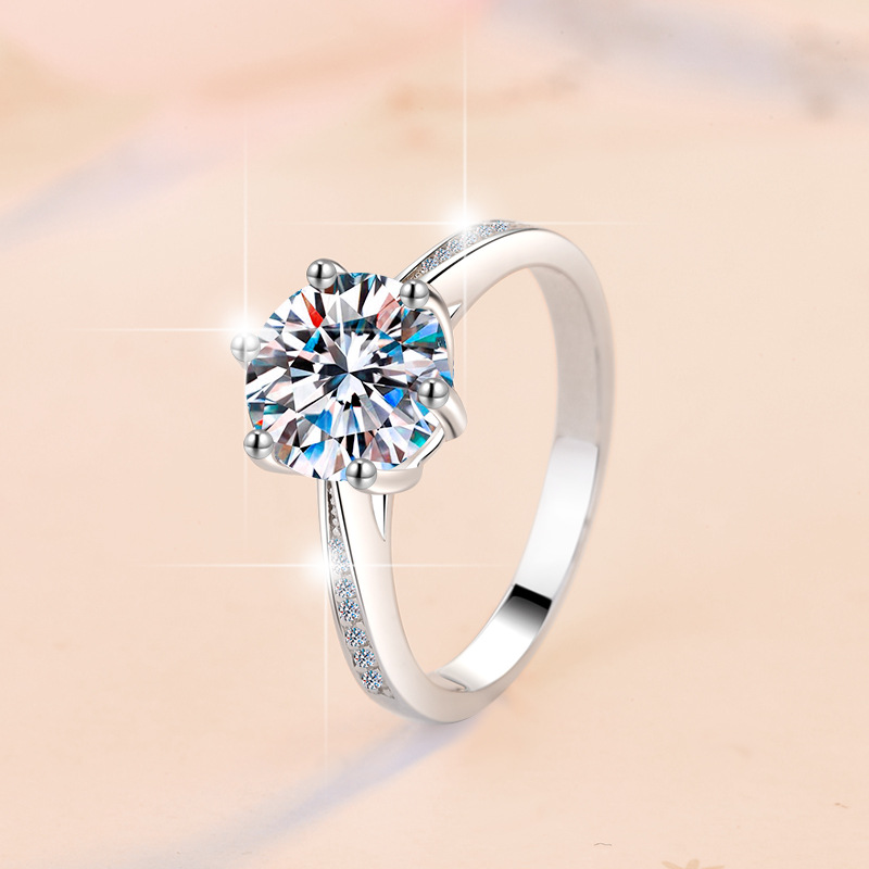 Luxury S925 Pure Silver Diamond-Like Gemstone Ring: A Timeless Choice for Your Big Day
