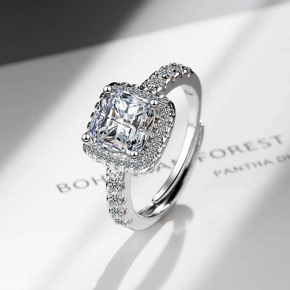 925 Sterling Silver Ring Fashion Pink Zircon High Quality For Women Rings Wedding Fine Jewelry Accessories Party GiftXJ250606