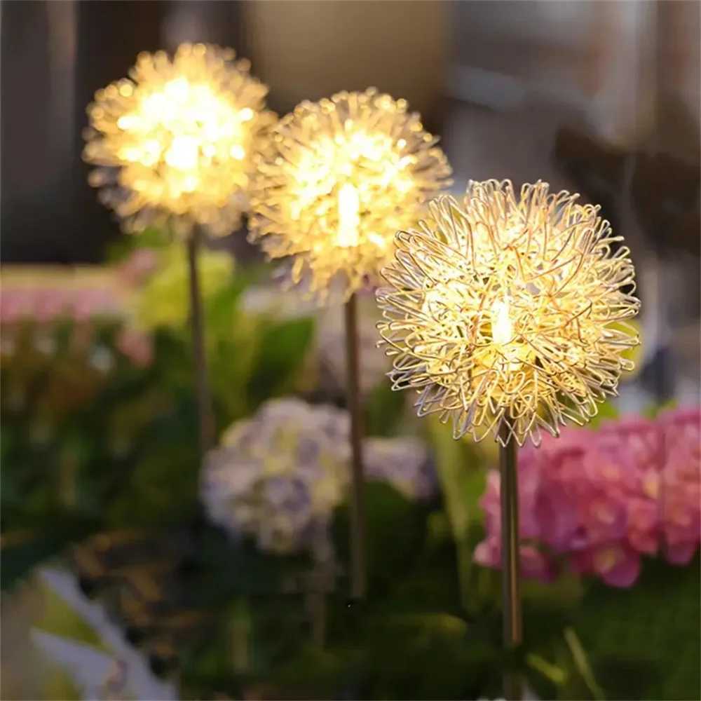 Solar Dandelion Light Garden Lawn Decorative Lamp Garden Landscape Lights Outdoor Ground Lighting For Home Garden Party DecorationXJ250606
