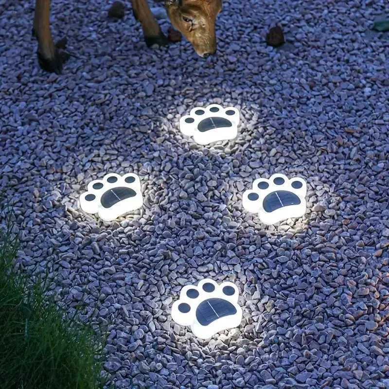 1pc Solar Cat Claw Buried Light Outdoor Waterproof Outdoor Courtyard Garden Layout Villa Small Yard Decoration Lawn Light XJ250606