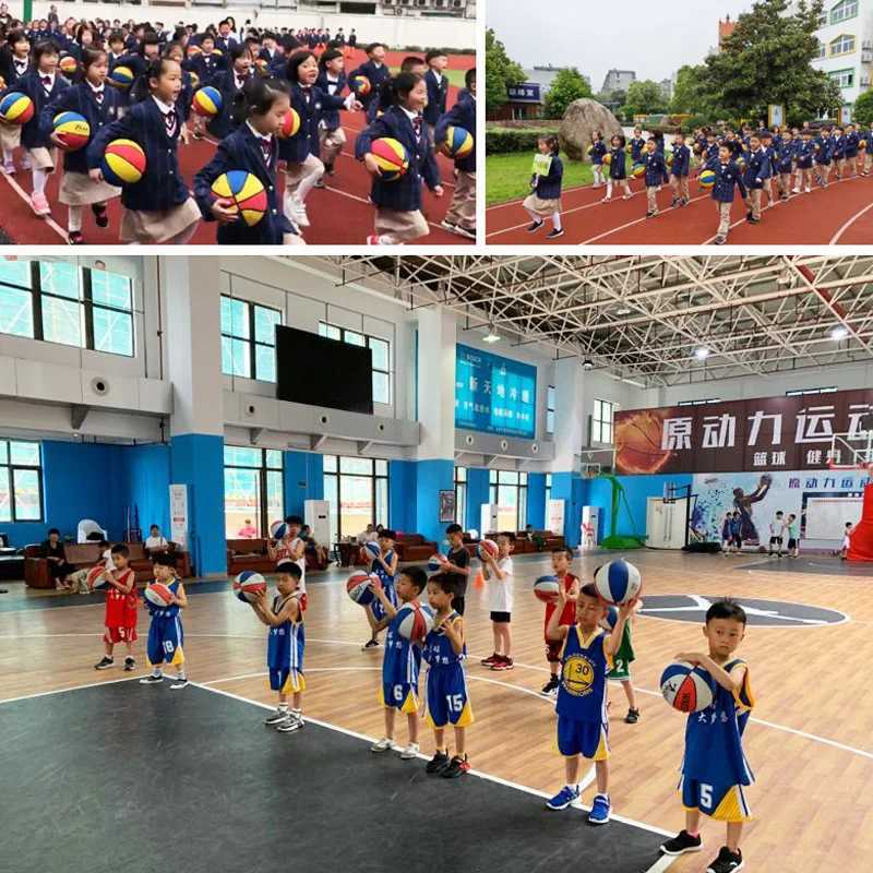 Macaron Color Size 5 Basketball Ideal for Kindergarten Elementary School Team Sports Basketball Practice Recreational Play XJ250606