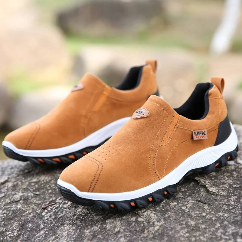 Ddmyoutdoor Spring Summer Outdoor Sports For Hot Sale Fashion Yellow Mens Hiking Shoes Plus Size Non Slip Trekking Sneakers Men Outdoor Shoes
