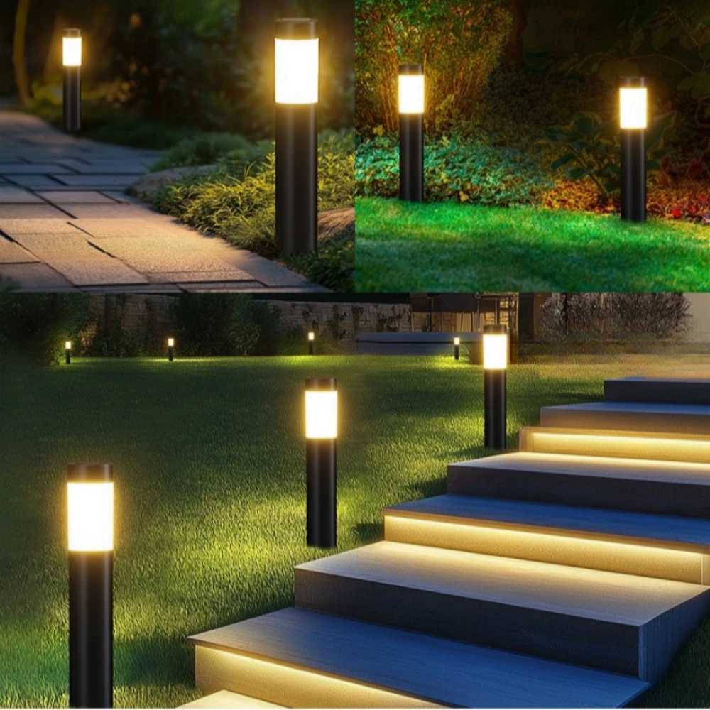 Solar Lights Outdoor Garden Solar Powered Waterproof Motion Sensor Pathway Light Landscape Path Yard Backyard Lawn Lamp XJ250606