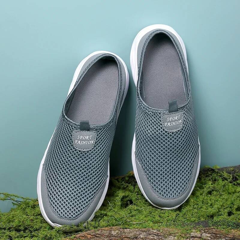 Ddmyoutdoor MAEDEF Summer Outdoor High Quality Anti Slip Men Leisure Shoes New Mesh Breathable Soft Comfortable Flat Bottomed Slippers Outdoor Shoes