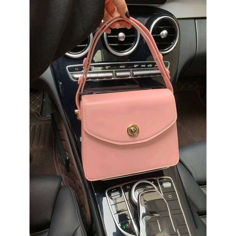 Vintage Small Square Messenger Bags for Women Fashion Ladies Shoulder Tote Purse Solid Color Female Top-handle Crossbody Bag