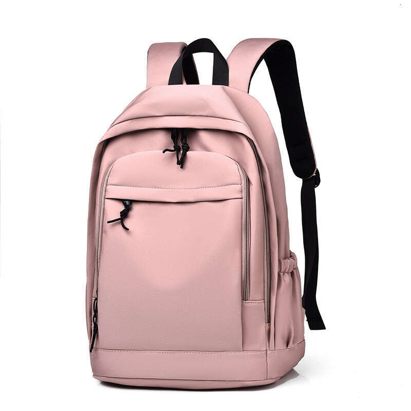 Trendy Unisex Large Capacity Multi-color 14inch Simple Laptop Bag Couple Casual Korean Style Backpack