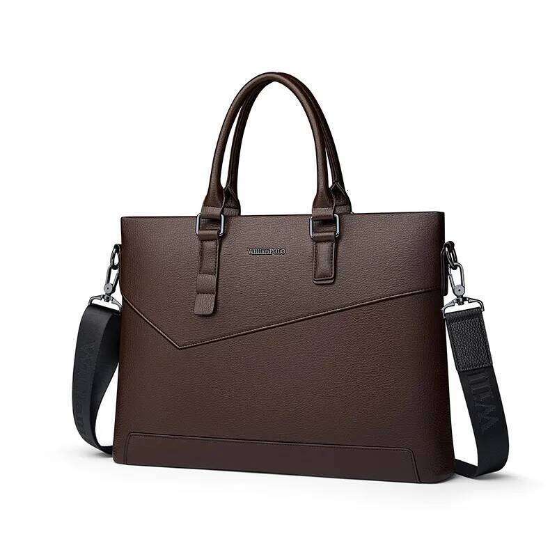 OLOEY Men's Casual Briefcase Large Capacity Fashion One Shoulder Computer Bag Multi functional Commuter Backpack