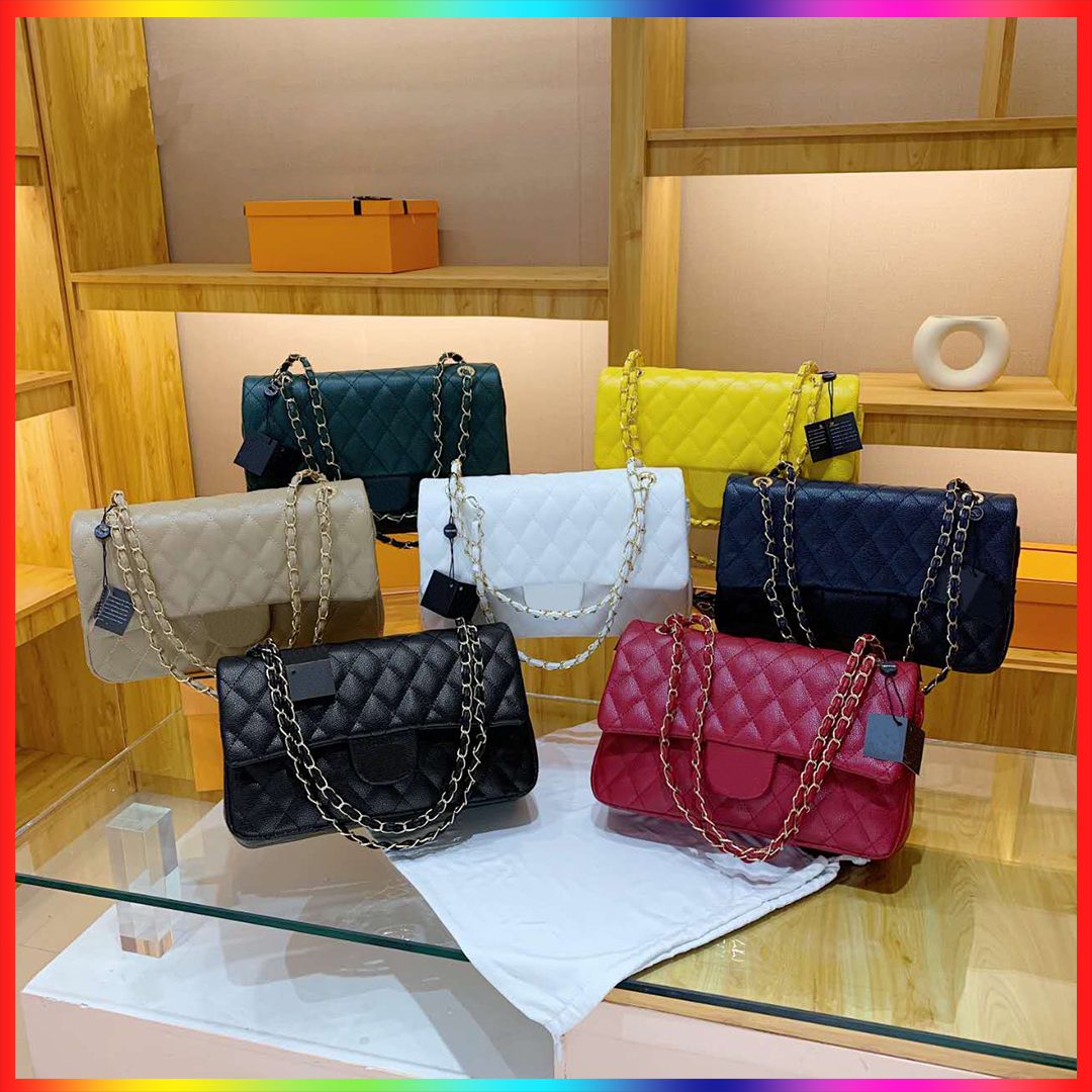 5A Designer Bags Shoulder Chain Bag Clutch Flap Totes Bags CC Wallet Check Velour Thread Purse Double Letters Solid Hasp Waist Square Stripes Women Luxury Handbags