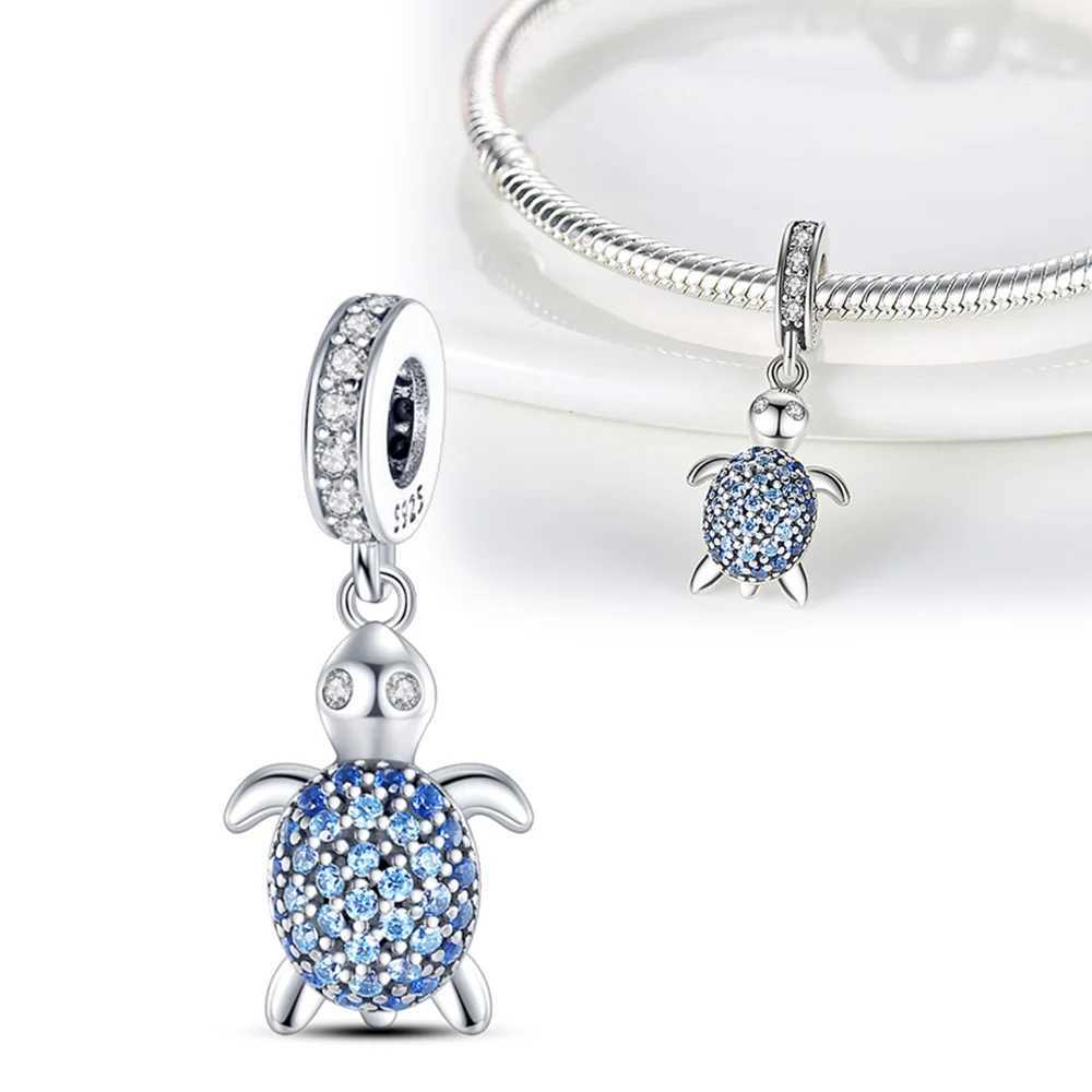 925 Sterling Silver Dolphin Pendant Fits Charms Silver 925 Original Bracelet for Jewelry Making XJ250607