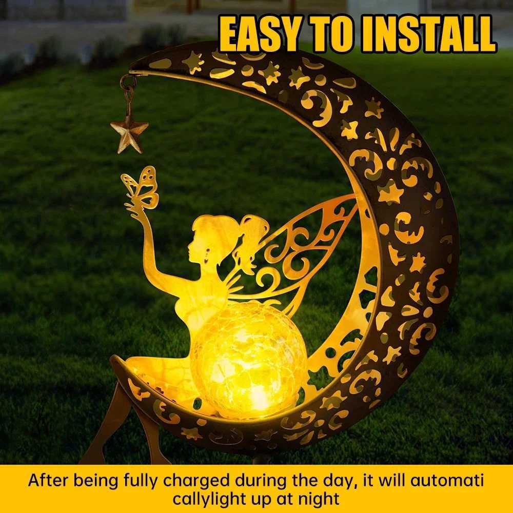 Solar Garden Lights High Brightness LED light Automatic ON/OFF Waterproof Gift Solar Lawn Lights Garden Lamps W250607