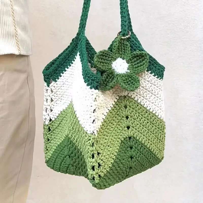 Handwoven Handbag, Single Shoulder Backpack, Women's Shopping Bag, Beach Leisure Bag
