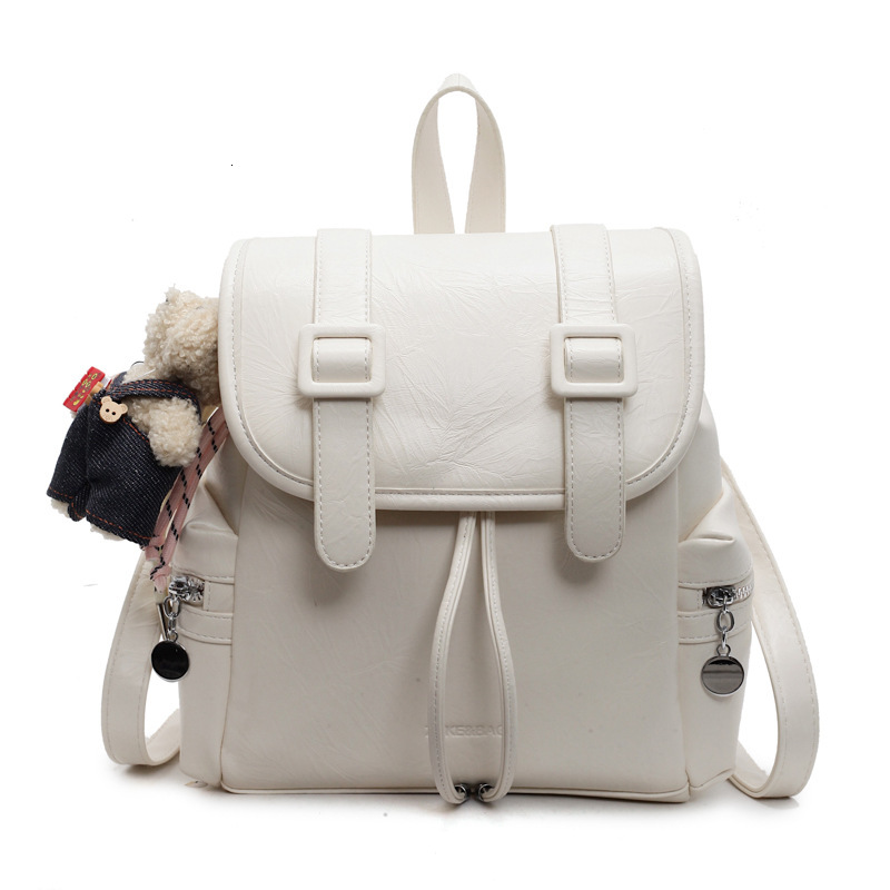 designer Korean Style Large Capacity Casual Backpack for Women 2025 New College Style Student School Bag Simple Travel Backpack