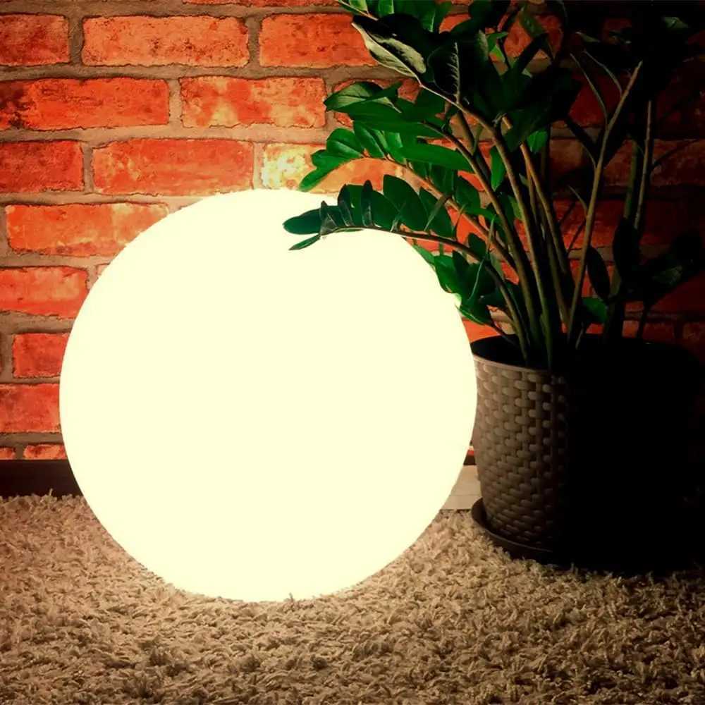 Globe Floor Lamp 14-Inch LED Ball Light With Remote 16 RGB Color Changing Dimmable Rechargeable Nursery Night Light XJ250606