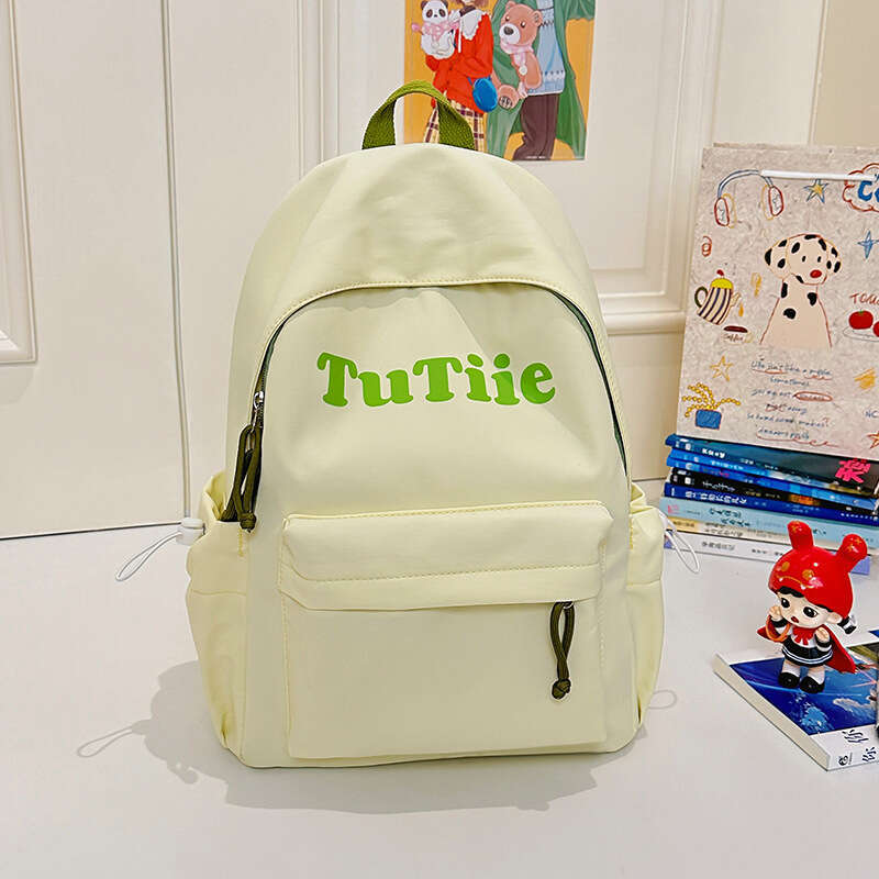 Minimalist Large Capacity Letter for Women 2025 New Model Student Commuter Lightweight Travel Backpack Double Shoulder Bag