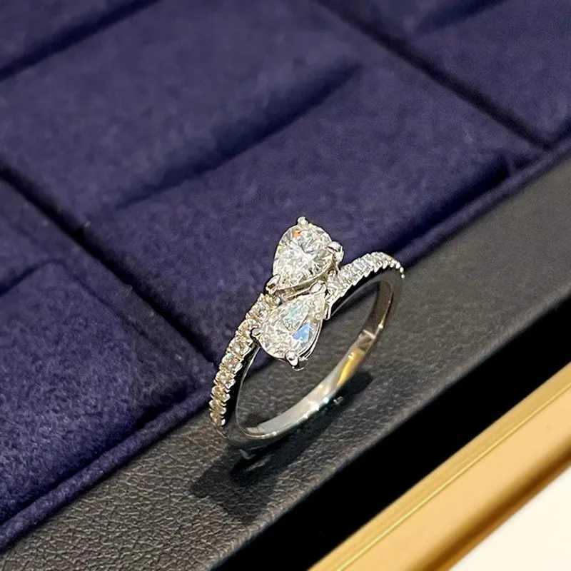 925 Sterling Silver Bright Zirconia Finger Ring Female Accessories Engagement Ceremony Fashion Dainty Chic Jewelry Gifts XJ250606