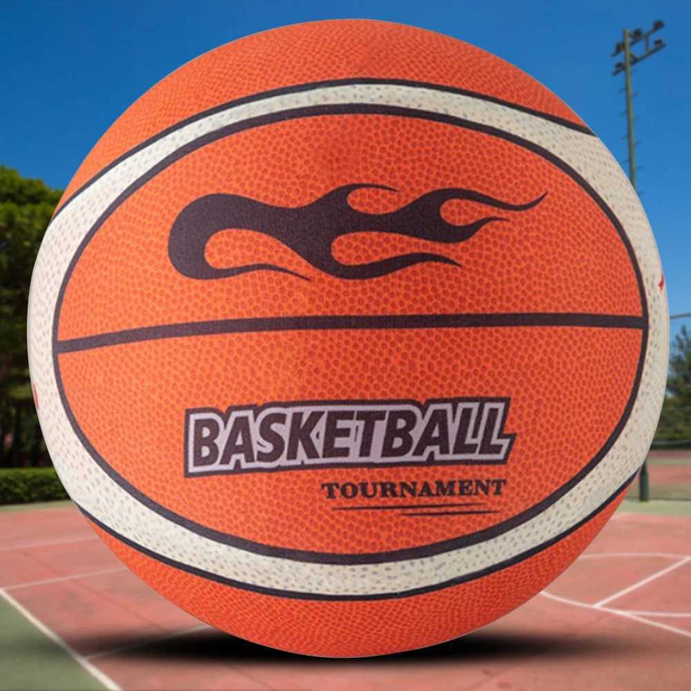 18/21/24cm Silent Basketball High-Resilience Air Bounce Basketball Size 3/5/7 No Noise Basketball Indoor Sports XJ250606