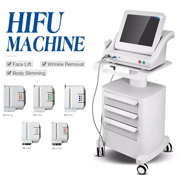 Portable 10000 Shots Korea HIFU High Intensity Focused Ultrasound Hifu Machine HIFU Face Lift Korea HIFU Cellulite Reduction Slimming
