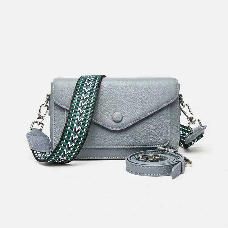 2025 New Top-Grain Leather Women's Crossbody Phone - Lightweight Small Purse, Convertible Shoulder Bag with ing