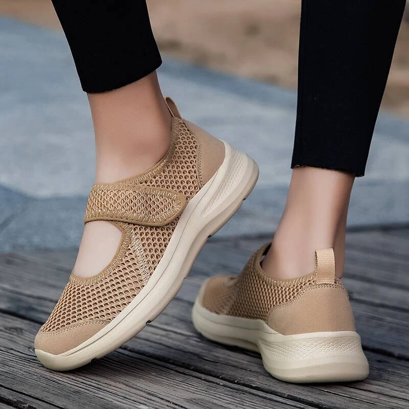 Ddmyoutdoor Ddmyoutdoor Fashion Women Platform Lightweight Lazy Loafers Summer Breathable Outdoor Fiess Walking Casual Mesh Sports Shoes Outdoor Shoes