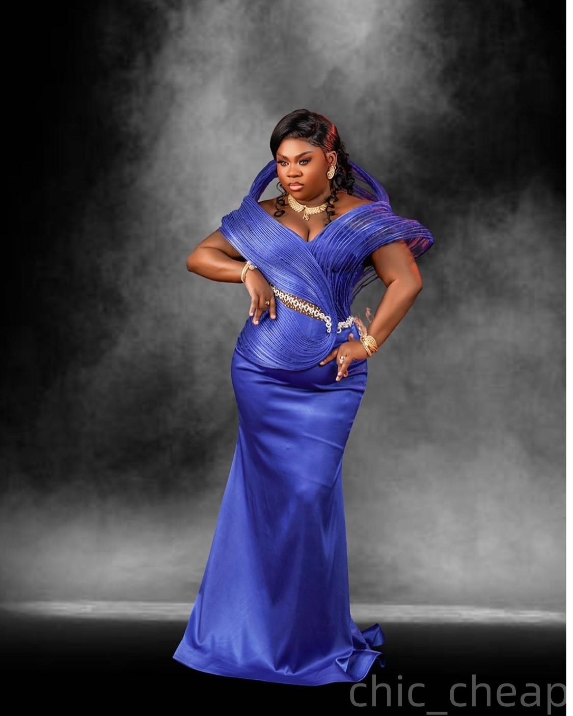 Mermaid Royal Blue Prom Dresses 2025 Crystals Satin Stylish Evening Formal Party Second Birthday Engagement Gowns Plus Size Dress For Special Occasion