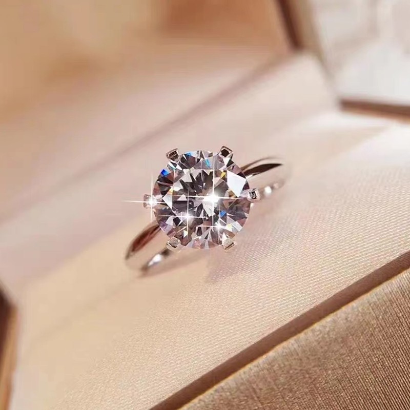 Highly Sought After Womens Bridal Band Featuring Premium Quality Hearts and Arrows Cut Design