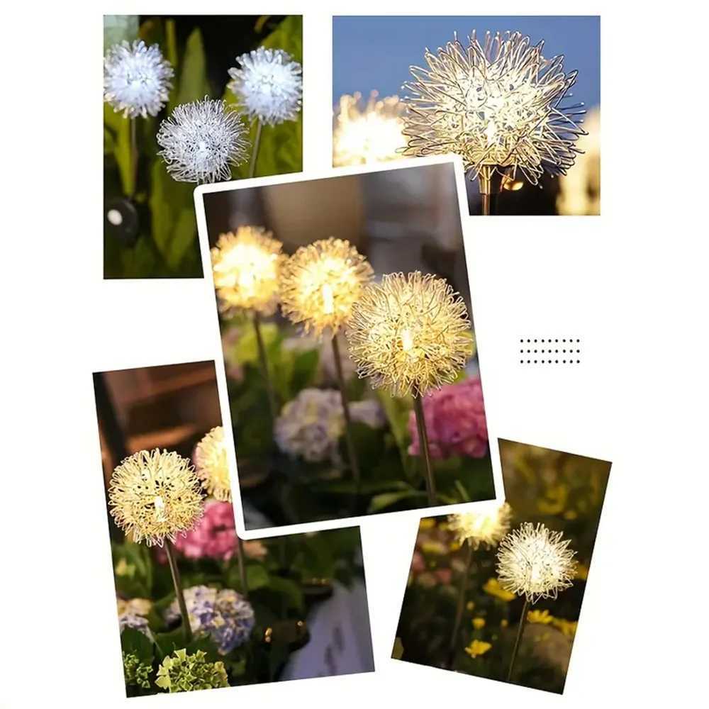 Solar Dandelion Light Garden Lawn Decorative Lamp Garden Landscape Lights Outdoor Ground Lighting For Home Garden Party DecorationXJ250606