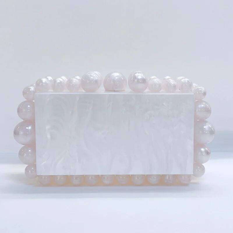 Leopard Beads Acrylic Box Evening Clutch Bag 2023 Women Designer Sequin Purses And Handbags Wedding Party Purse Clutches