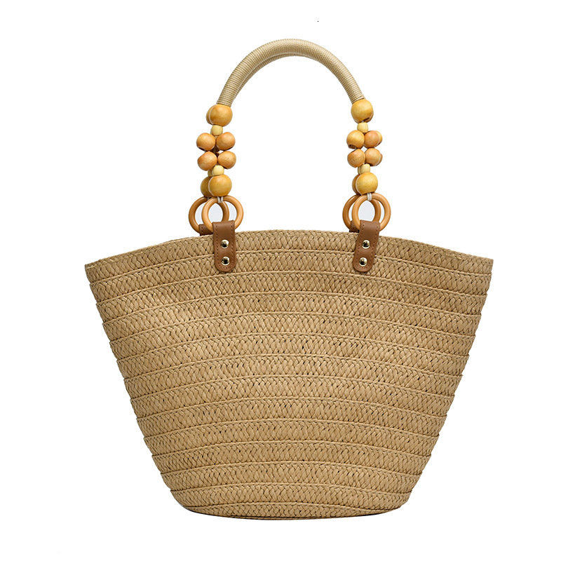 designer Niche Design Straw Woven Bag for Women 2025 New Fashion Handbag Shoulder Bag Large Capacity Vacation Beach Bucket Bag