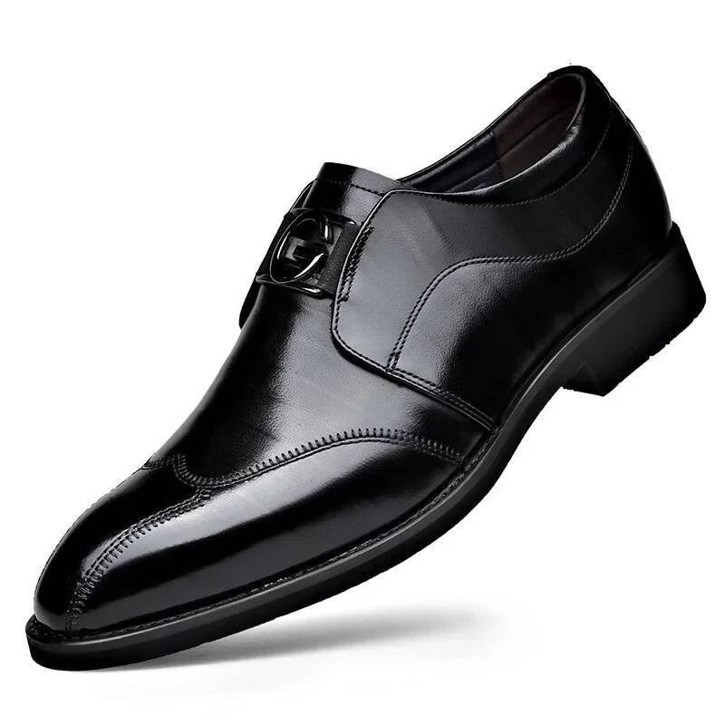 Ddmyoutdoor Dress Patent Leather Brogue For Male Formal Wedding Party Office Oxfords Business Moccasins Sapatos Para Zapatos Hombre Outdoor Shoes