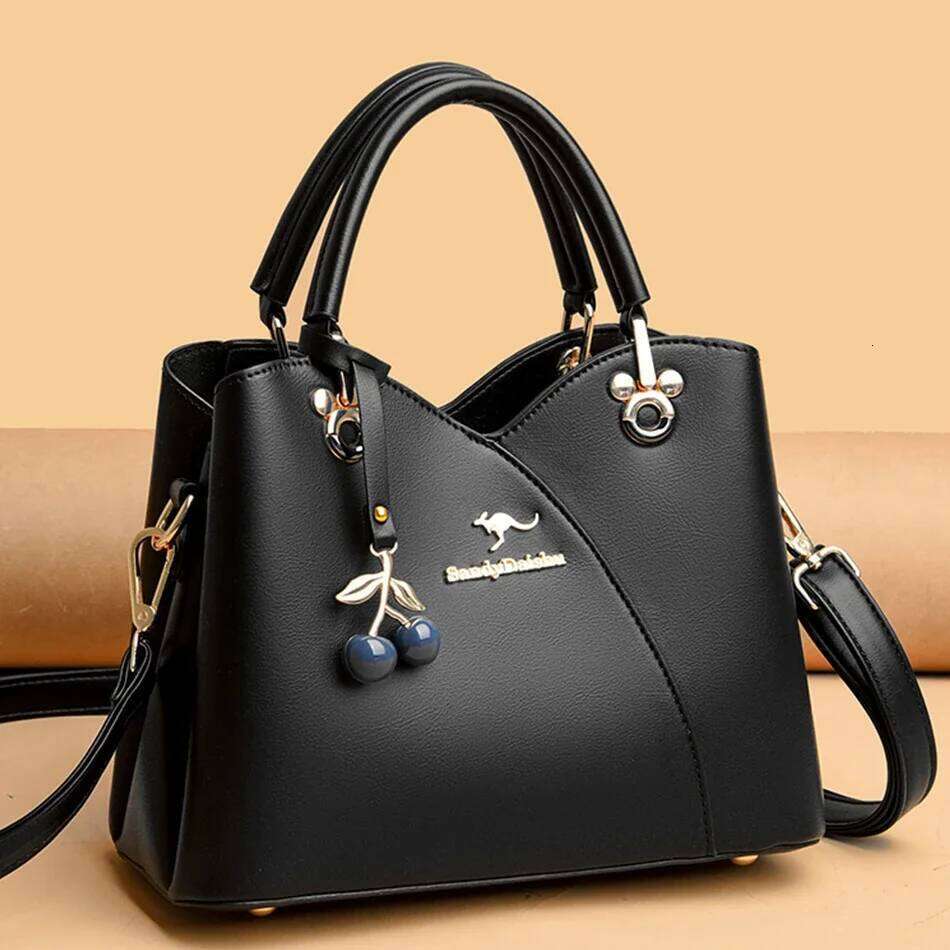 Designer 3 Layers Female Messenger Bags Ladies Crossbody Shoulder Tote Bag for Women 2024 Fashion New Handbag with Cherry