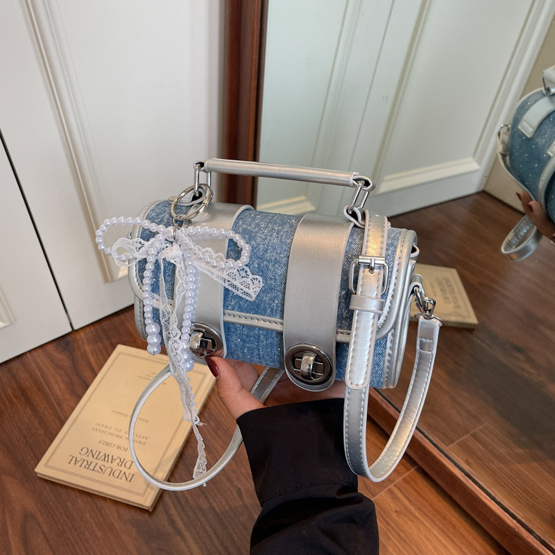 Top High Quality New Style Niche Straw Woven Bag Women 2025 New Fashion Woven Crossbody Bag Stylish Handbag Shoulder Small Square Bag New Free Deliver