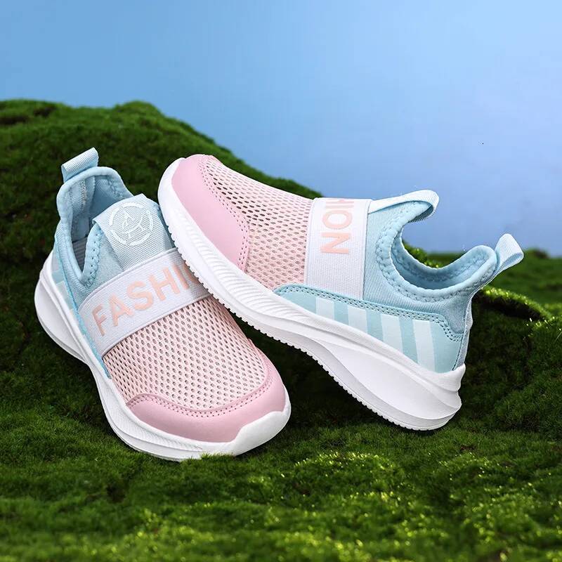 Ddmyoutdoor Trendy Letter Printed Children S Running Shoes Size Summer Outdoor Kids Comfortable Platform Sport Sneakers Child Outdoor Shoes