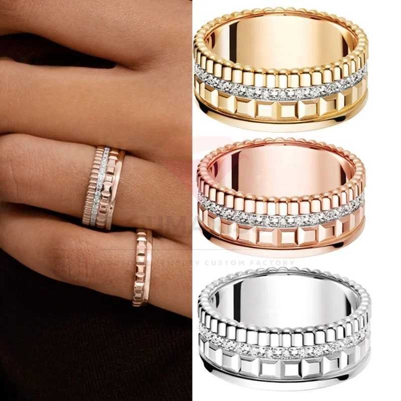 Luxurious and Fashionable French Style S925 Zircon Ring Paired with A Multifunctional Jewelry Gift Box for The WorkplaceXJ250606