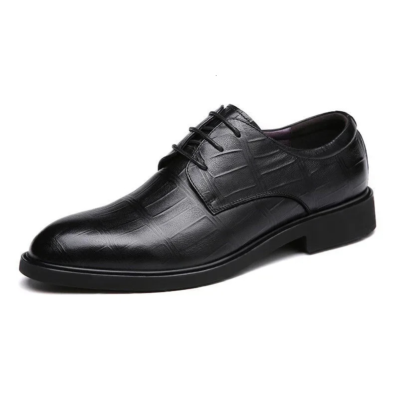 Groom Standard Dance Dress Leather Casual Shoes Men High Heels Men Two Tone Shoes Casual Dress Men Leather Casual Shoes 250605