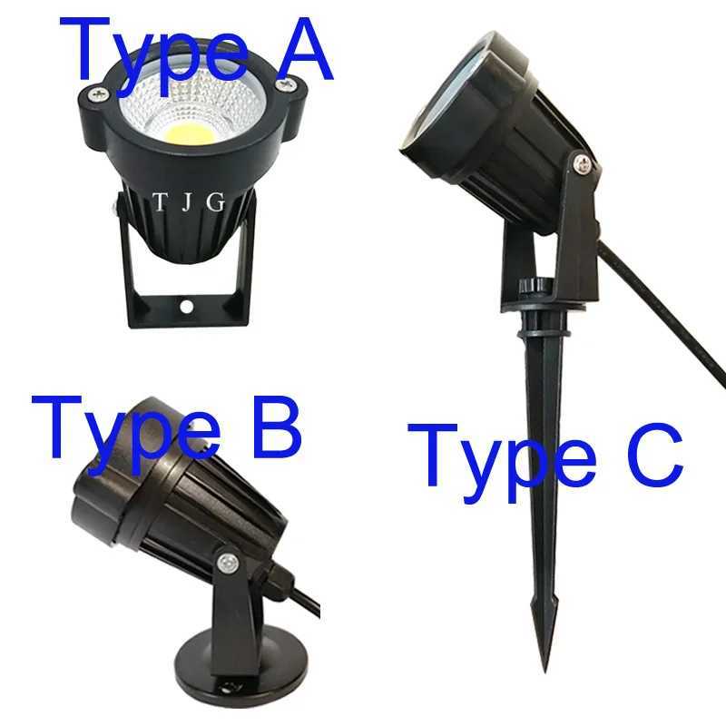 Outdoor Garden Landscape Light AC220V 110V DC12V LED Lawn Lamp COB 3W 5W 10W Waterproof Lighting LED Light Garden Path Spotlight W250607